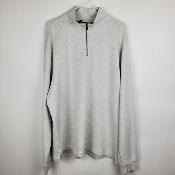 RODD & GUNN Merrick Bay 1/4 Zip Sweater Pullover Sweatshirt Mock Neck Ribbed - Picture 2 of 7